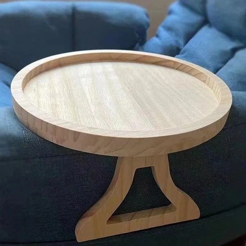 Wooden sofa arm - sofa, table