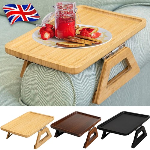 Wooden sofa arm - sofa, tray
