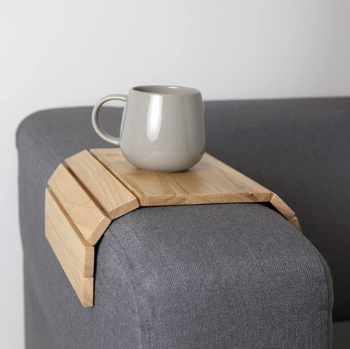 Flexible wooden sofa arm - wooden,