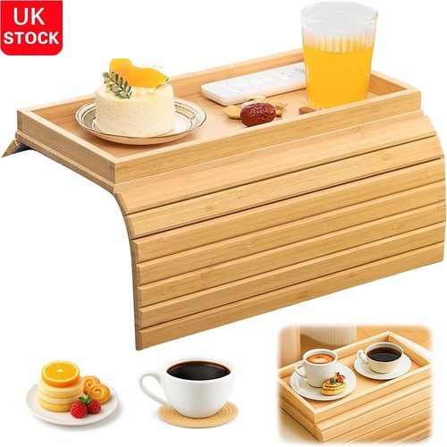 Wooden sofa arm tray table - sofa,