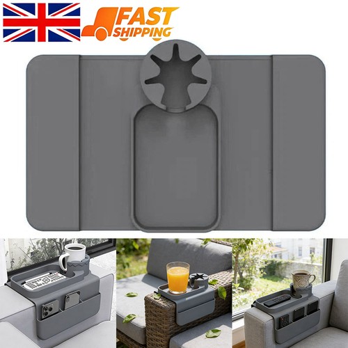 Silicone couch armrest - silicone, tray
