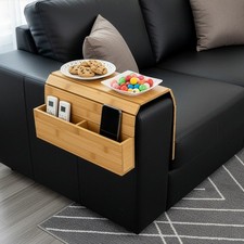 Foldable Bamboo Sofa Arm Tray