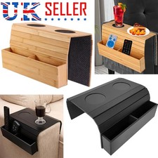 Foldable Bamboo Sofa Arm Tray