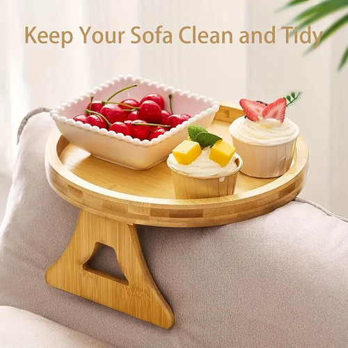 Arm rest organiser - organiser, bamboo
