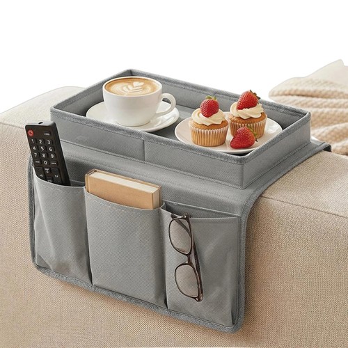 Sofa chair arm rest organiser - rest,