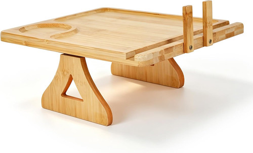Bamboo sofa arm tray - bamboo,