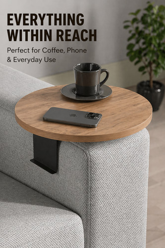 Sofa arm tray table - arm, for