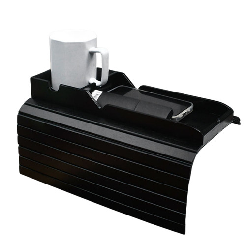 Vexia black bamboo sofa arm - black,