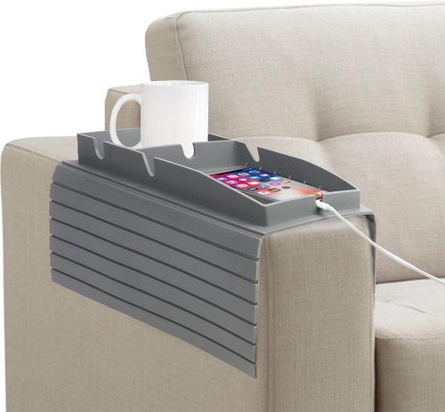 Silicone sofa arm - silicone, tray