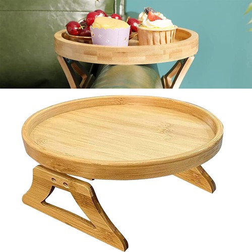 Wooden sofa arm rest tray - wooden,