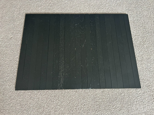 Black bamboo sofa arm - sofa, tray