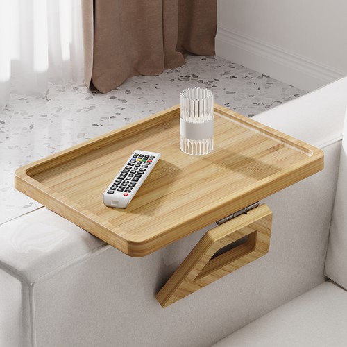 Bamboo sofa arm tray - arm,